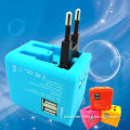 2 USB Travel Adapter Available for Mobile/PC Tablet/Digital Camera Portable Power (JX-313)